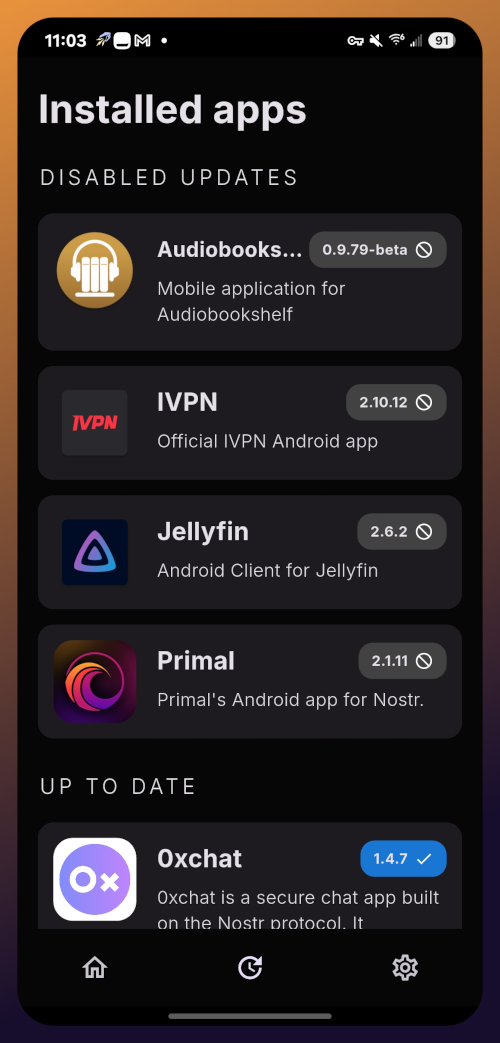 Installed Apps