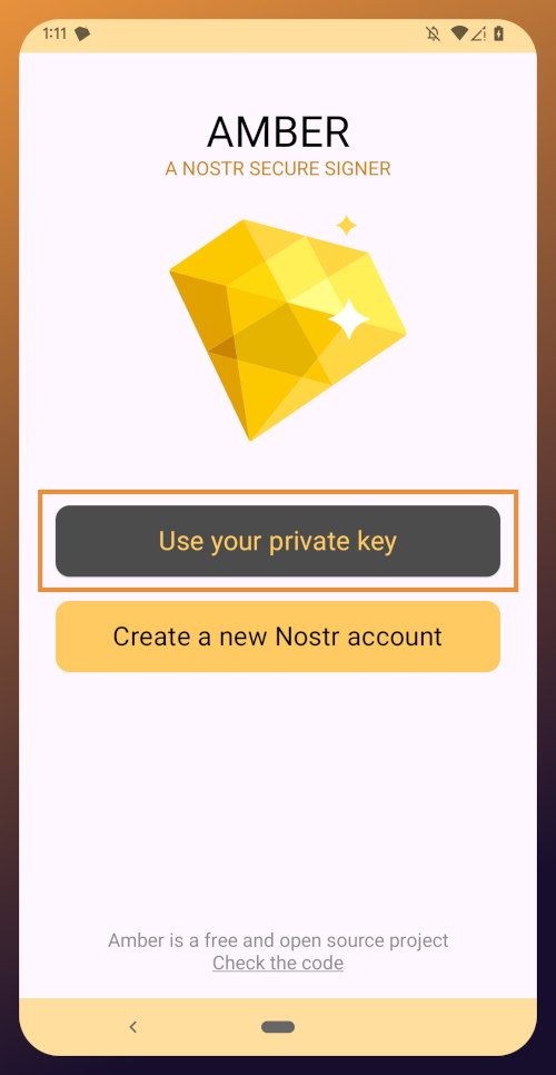 Amber Add Account