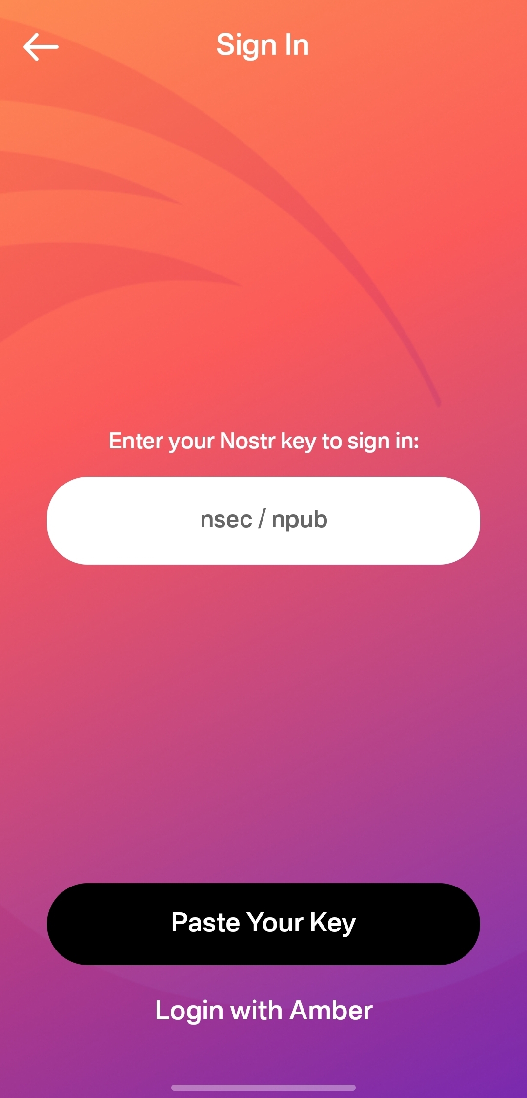 Amber Login